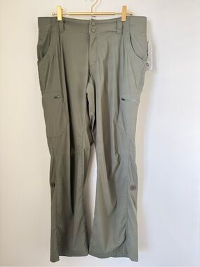 LL Bean Vista Trekking Pants Dusty Olive 10 Petite NEW